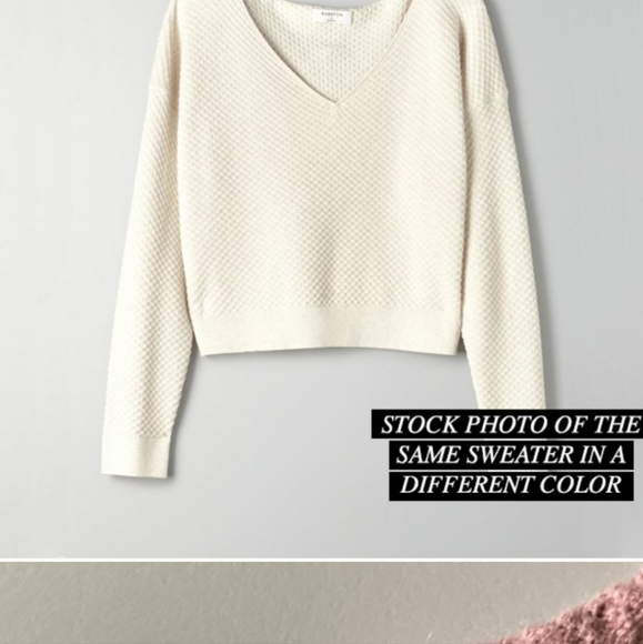 Babaton Cotton & Cashmere Lita Cropped Sweater - Picture 3 of 12